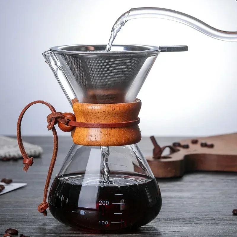 Cafeteira Chemex de Vidro com Filtro - Cafezzo