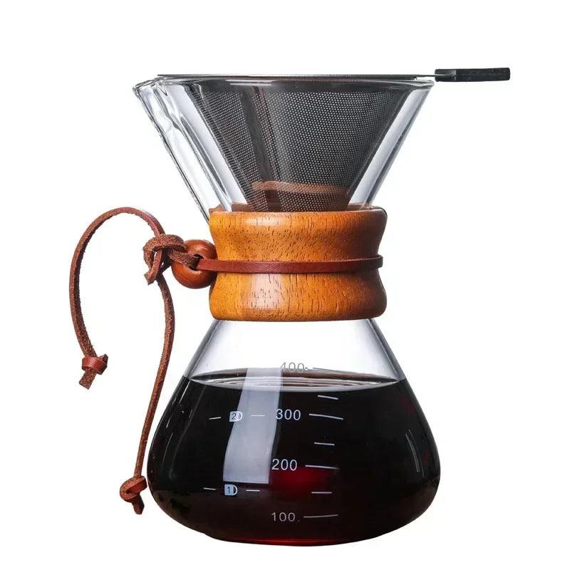 Cafeteira Chemex de Vidro com Filtro - Cafezzo