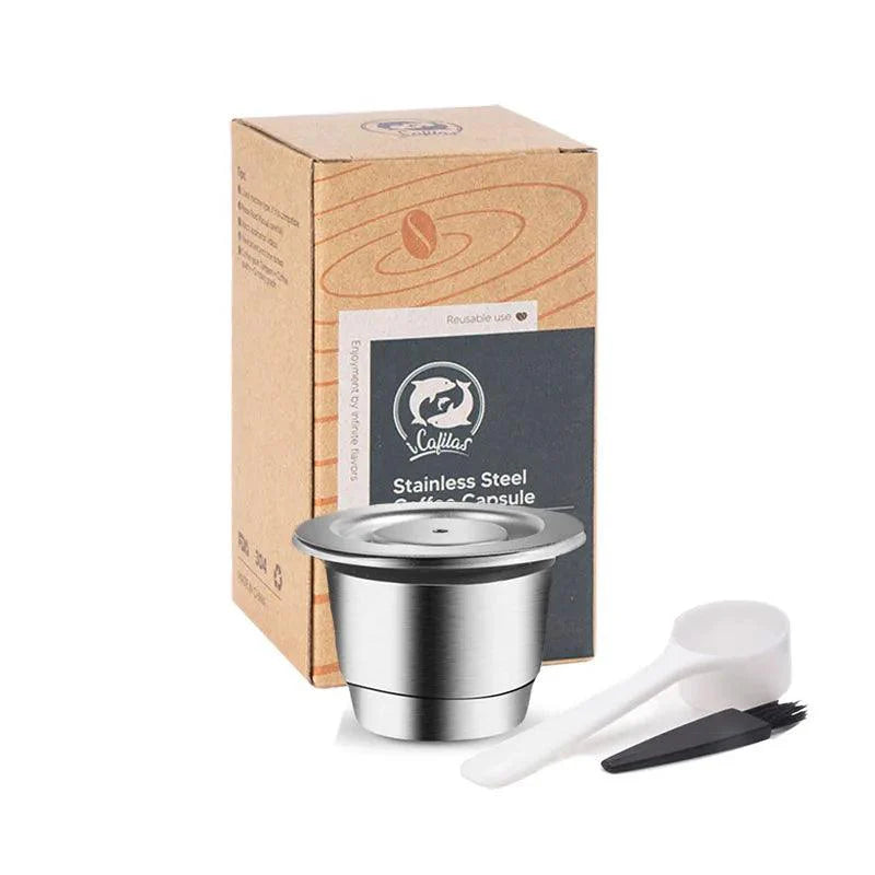 Cápsulas Reutilizáveis Nespresso de Aço Inox - Cafezzo