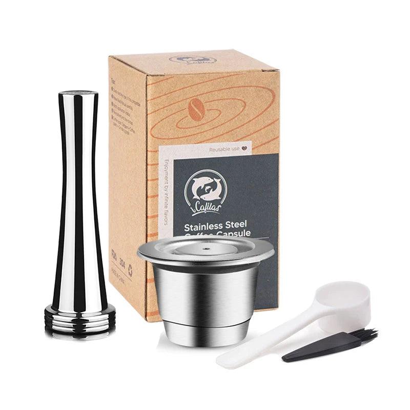 Cápsulas Reutilizáveis Nespresso de Aço Inox - Cafezzo