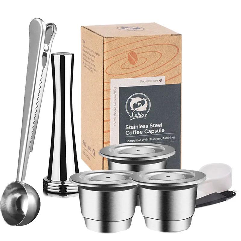 Cápsulas Reutilizáveis Nespresso de Aço Inox - Cafezzo