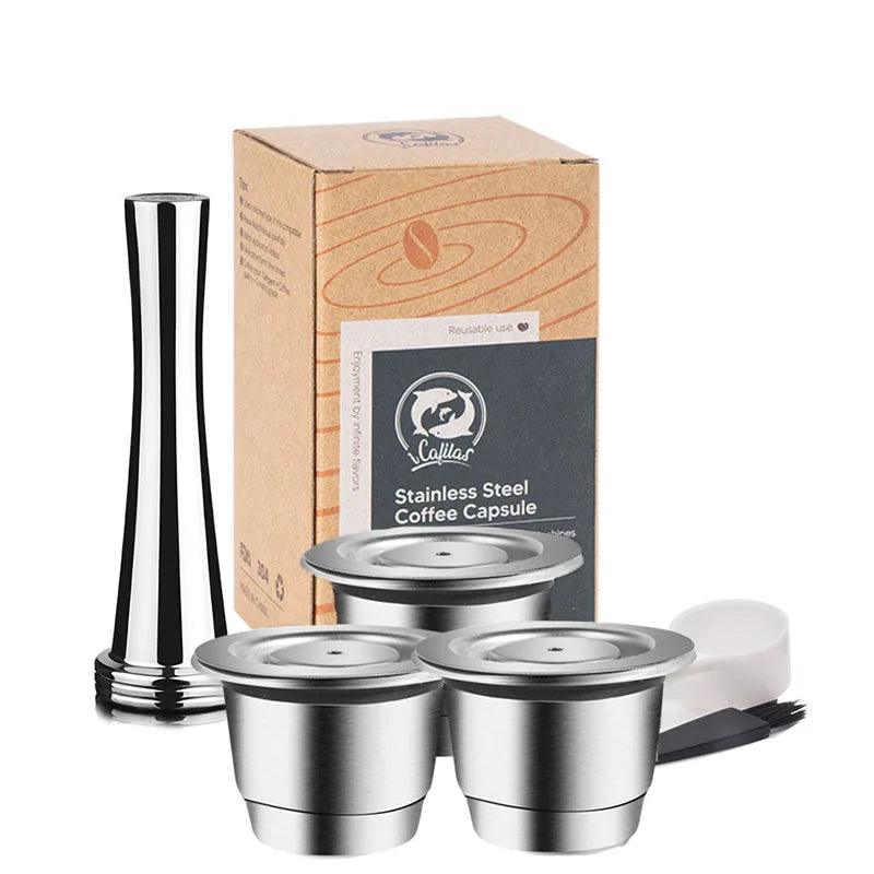 Cápsulas Reutilizáveis Nespresso de Aço Inox - Cafezzo