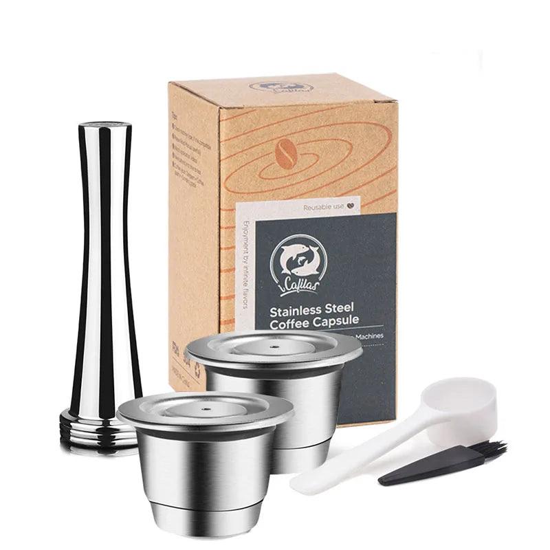 Cápsulas Reutilizáveis Nespresso de Aço Inox - Cafezzo