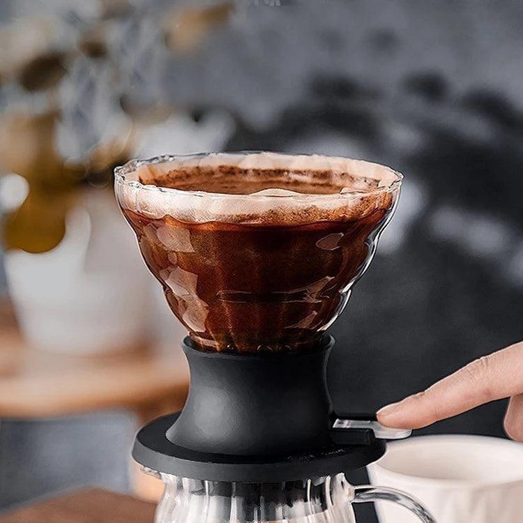 Gotejador de Café de Vidro com Base de Silicone - Cafezzo