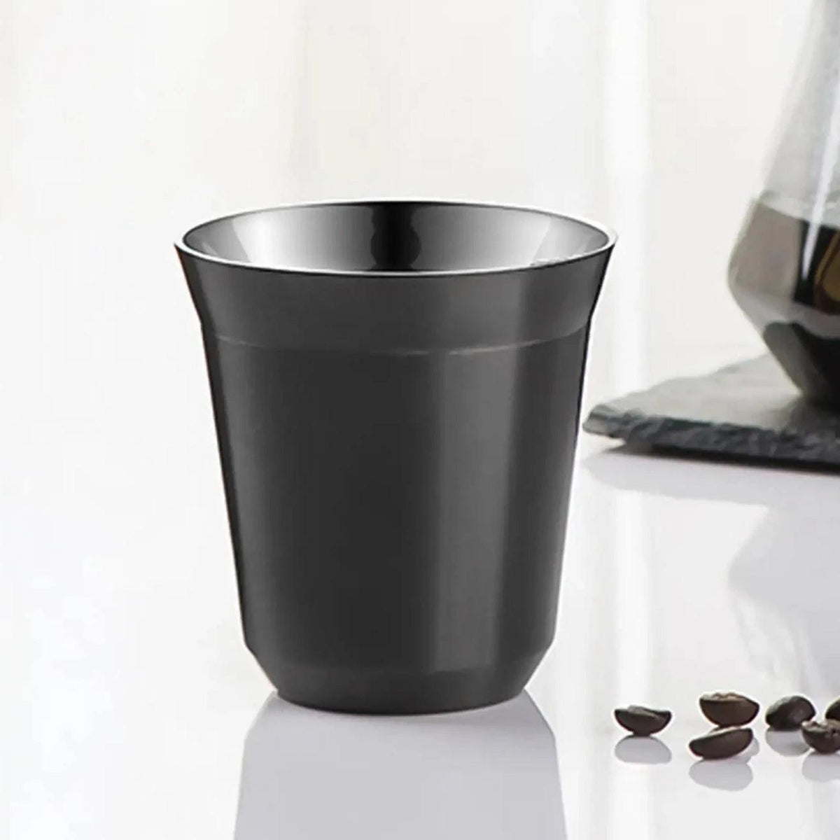 Copo de Expresso de Aço Inox 80 ml - Cafezzo