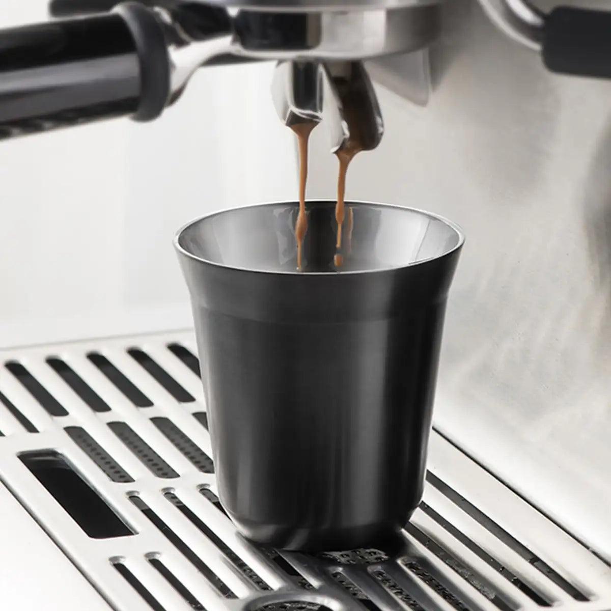 Copo de Expresso de Aço Inox 80 ml - Cafezzo