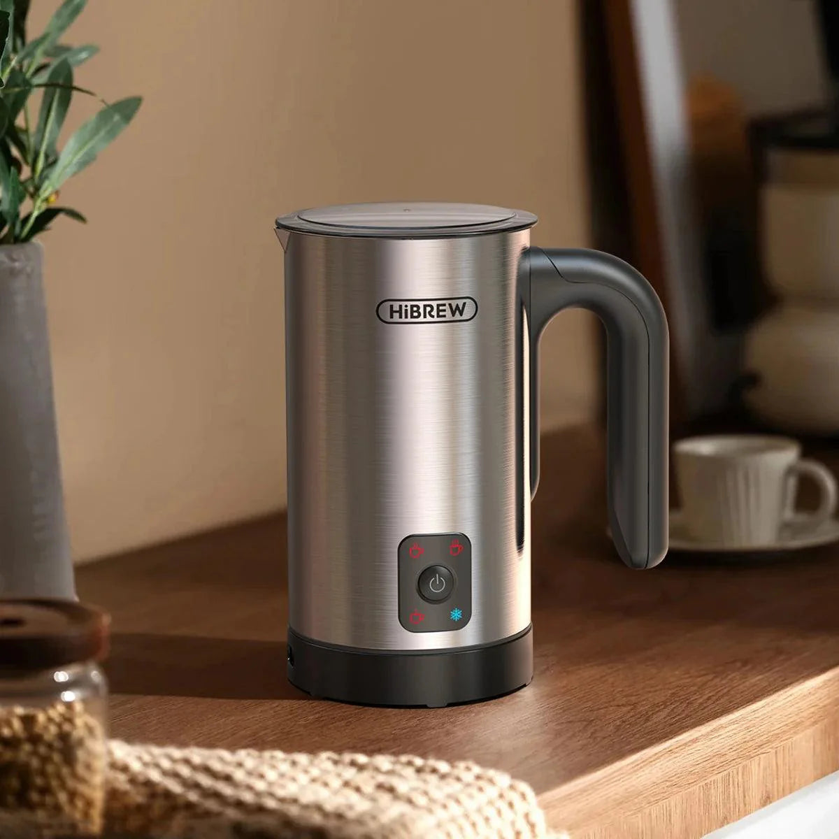 Espumador de Leite Elétrico 4 em 1 - HiBREW - Cafezzo