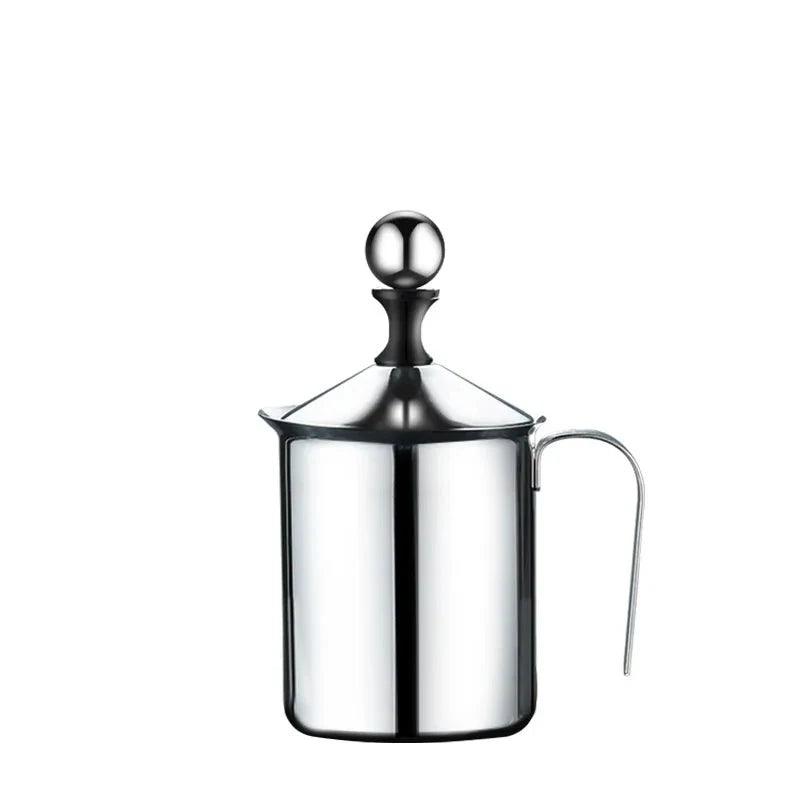 Espumador de Leite Manual de Aço Inox - Cafezzo